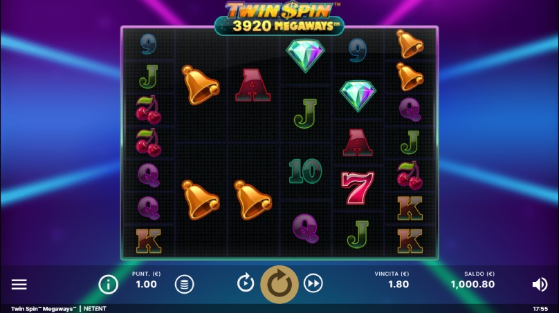 twin spin megaways screenshot