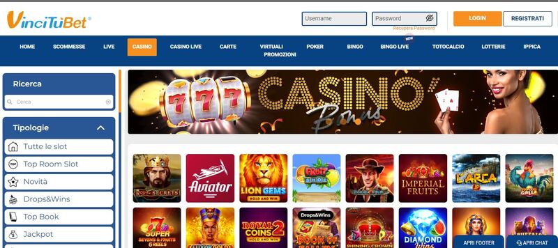 vincitubet casino screenshot it
