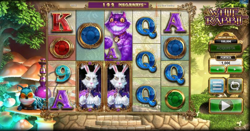 white rabbit megaways slot screenshot