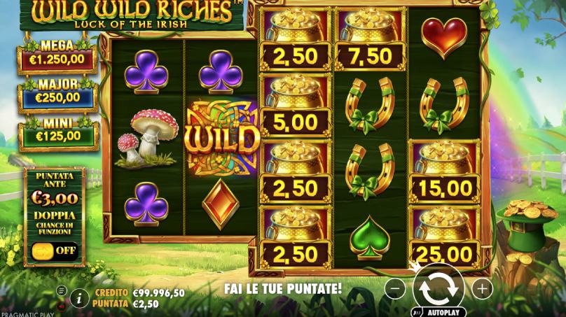 wild wild riches screenshot intro it